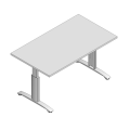 Meble :: Biurka :: Ergonomic Master biurko z manualną regulacją wysokości 180 cm - BR05R