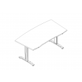 Meble :: Biurka :: Ergonomic Master biurko kształtowe 170 cm - BR19