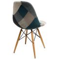 Meble :: Krzesła :: Krzesło P016W inspir. DSW patchwork - niebiesko-szary