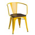 Meble :: Krzesła :: Krzesło Paris Arms Wood - żółte sosna szczotkowana