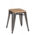 Meble :: Krzesła :: Stołek Paris Wood metal sosna naturalna