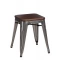Meble :: Krzesła :: Stołek Paris Wood metal sosna orzech