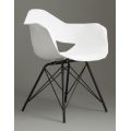Meble :: Krzesła :: Match Arms Metal Black krzesło - biały