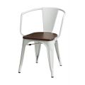 Meble :: Krzesła :: Krzesło Paris Arms Wood - białe sosna orzech