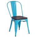 Meble :: Krzesła :: Krzesło Paris Wood - niebieskie sosna orzech