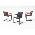 Meble :: Krzesła :: Kian A krzesło na płozie z podłokietnikami - ekoskóra