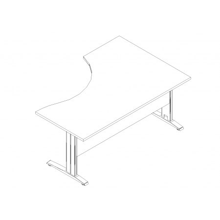 Meble :: Biurka :: Ogi N biurko kształtowe 180 cm - BNG17
