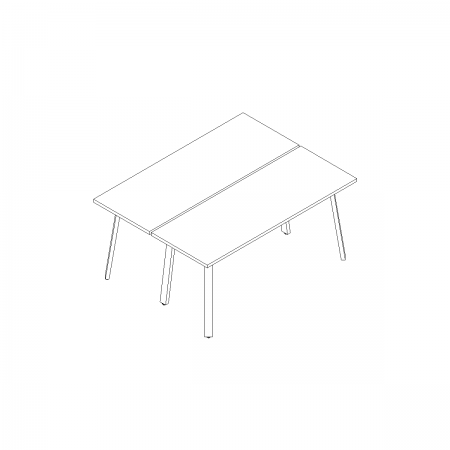 Meble :: Biurka :: Ogi A biurko typu bench 160 cm - BAG0218