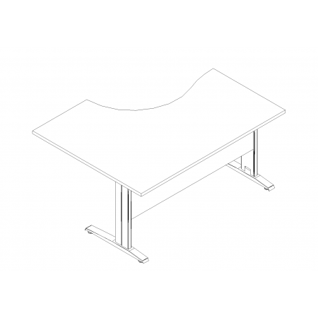 Meble :: Biurka :: Ogi N biurko kształtowe 160 cm - BNG11