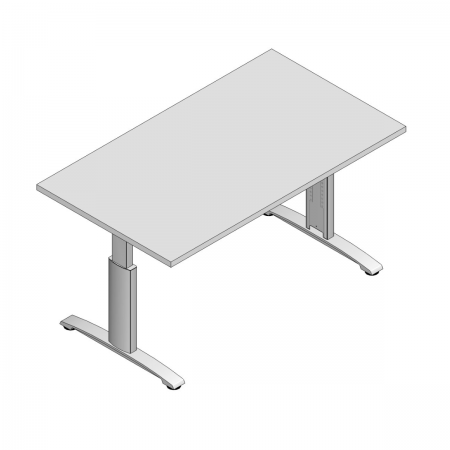 Meble :: Biurka :: Ergonomic Master biurko z manualną regulacją wysokości 180 cm - BR05R