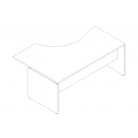 Meble :: Biurka :: Ogi V biurko kształtowe 180 cm - BVG18