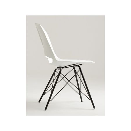 Meble :: Krzesła :: Match Metal Black krzesło - biały