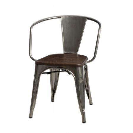 Meble :: Krzesła :: Krzesło Paris Arms Wood - metal sosna orzech