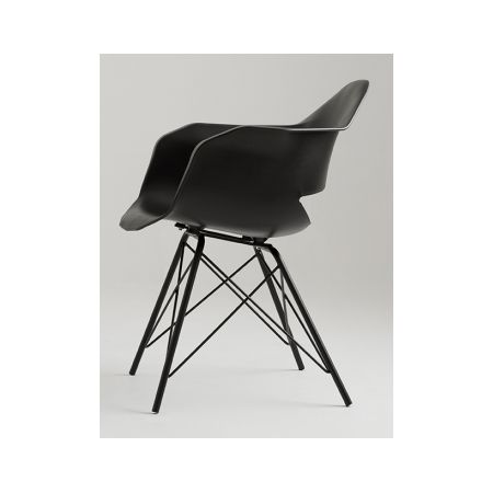 Meble :: Krzesła :: Match Arms Metal Black krzesło - czarny