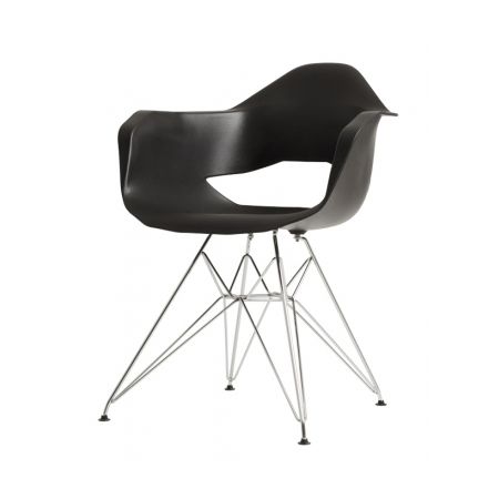 Meble :: Krzesła :: Match Arms Metal krzesło - czarny