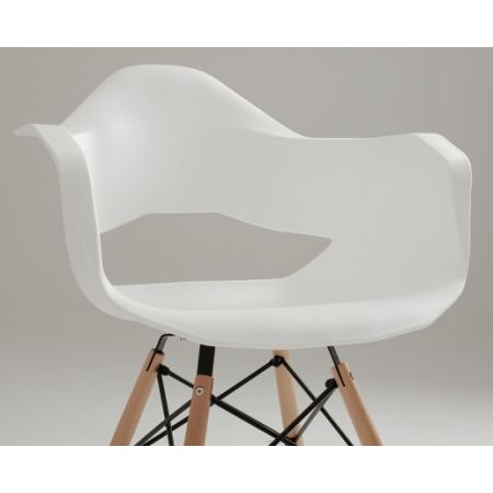 Meble :: Krzesła :: Match Arms Wood krzesło - biały