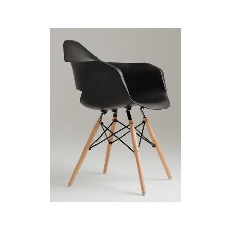 Meble :: Krzesła :: Match Arms Wood krzesło - czarny