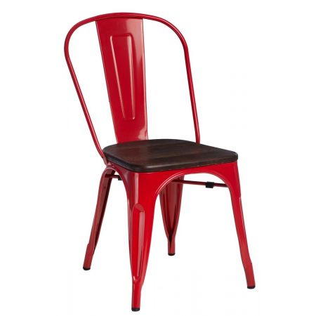 Meble :: Krzesła :: Krzesło Paris Wood - czerwone sosna szczotkowana