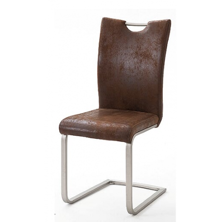 Meble :: Krzesła :: Pavo Vintage krzesło na płozie - ekoskóra