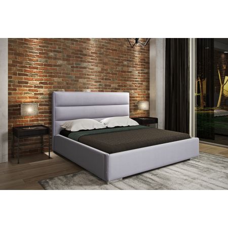 Łóżko do sypialni z tapicerowanym zagłówkiem - BELI - GKI Design