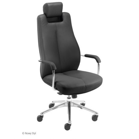 Meble :: Krzesła i Fotele Biurowe :: SONATA LUX HRUA STEEL 28 - mechanizm Multiblock - skóra